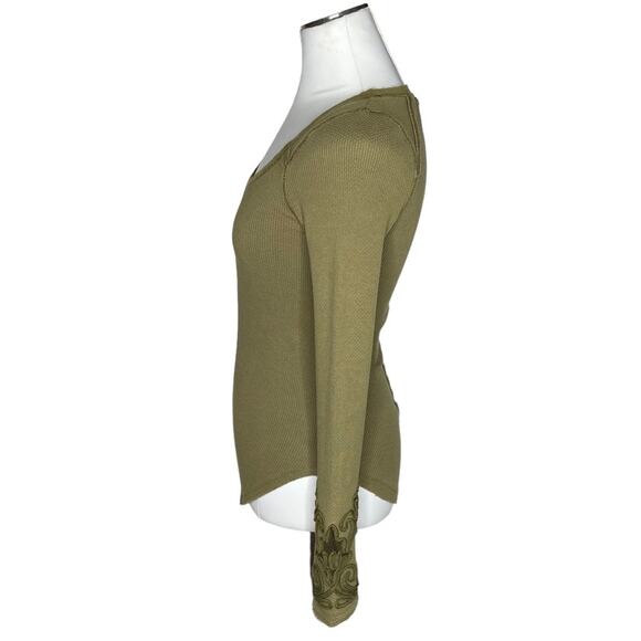 Free People Masquerade Cuff Long-Sleeve Thermal Tee - Picture 5 of 13